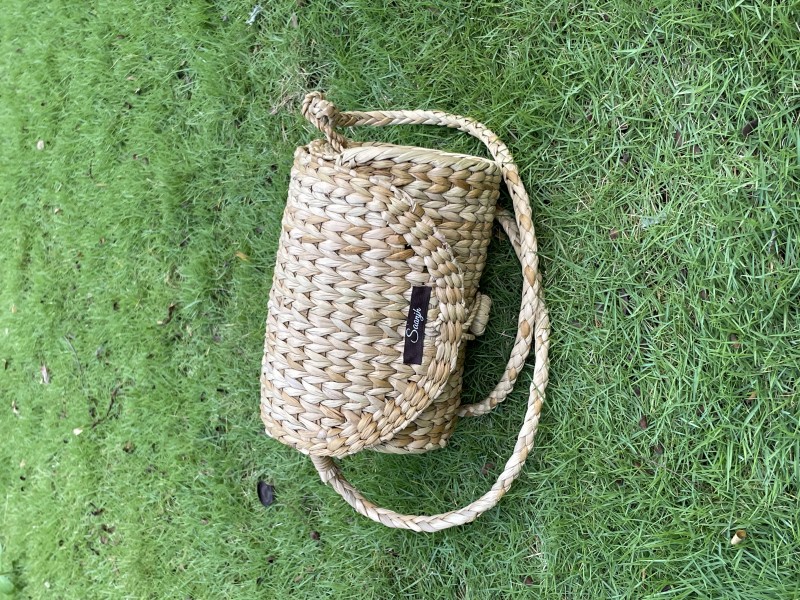 Saanjh Kauna Woven Globose Horizontal Sling Bag